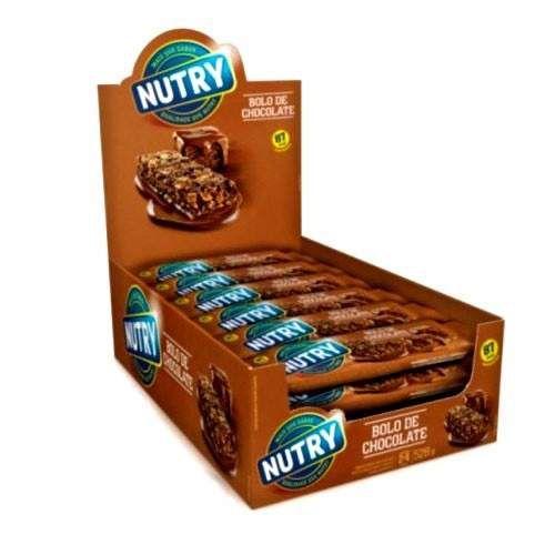 Imagem de Barra De Cereais Nutry Bolo De Chocolate 22gr C/24 - Nutrimental