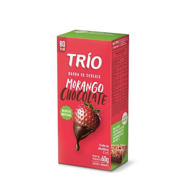 Imagem de Barra de Cereal Morango e Chocolate Trío 60g