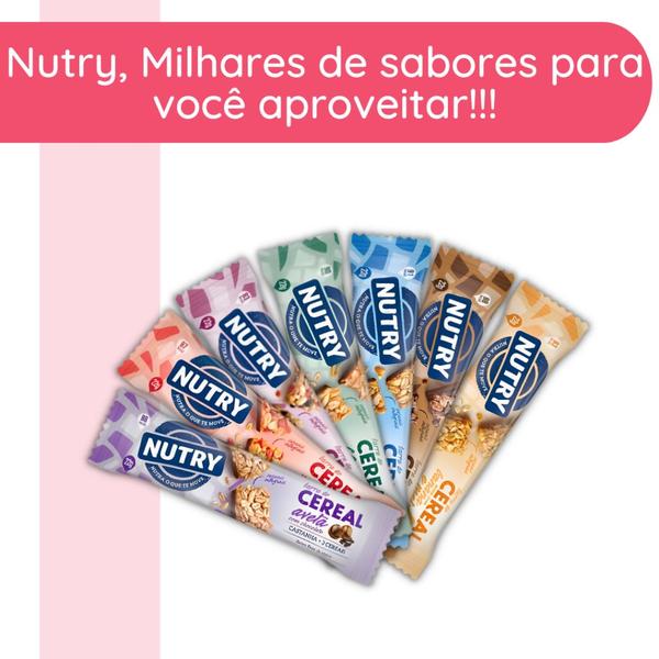 Imagem de Barra de cereal nutry avelã com chocolate - 1 dp com 24 unidades de 22g