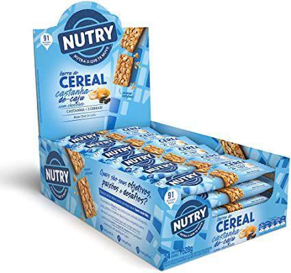 Imagem de Barra De Cereal Nutry - Castanha De Caju - 24 Unidades