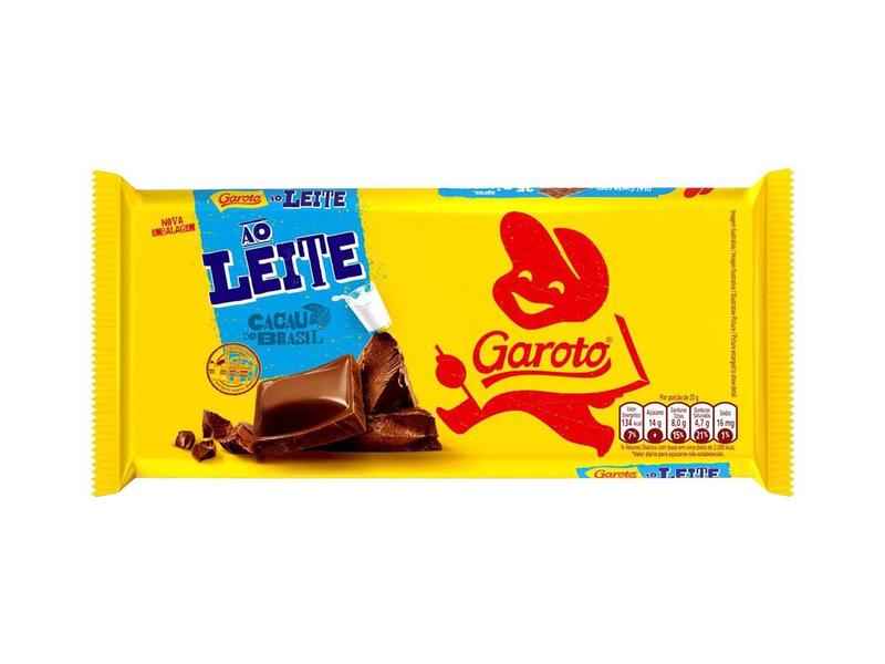 Imagem de Barra De Chocolate Ao Leite 90g - Garoto