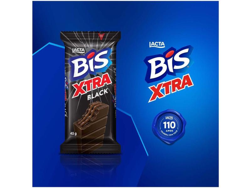 Imagem de Barra de Chocolate Bis Xtra Black 45g Lacta