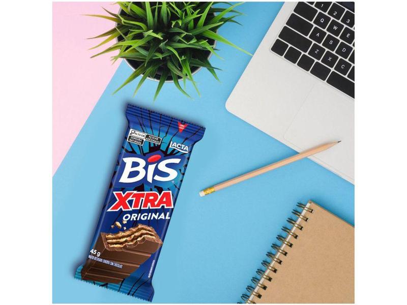 Imagem de Barra de Chocolate Bis Xtra Original Ao Leite 45g Lacta