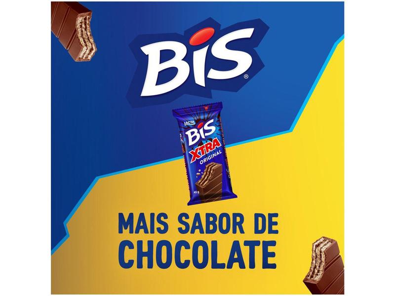 Imagem de Barra de Chocolate Bis Xtra Original Ao Leite - 45g Lacta