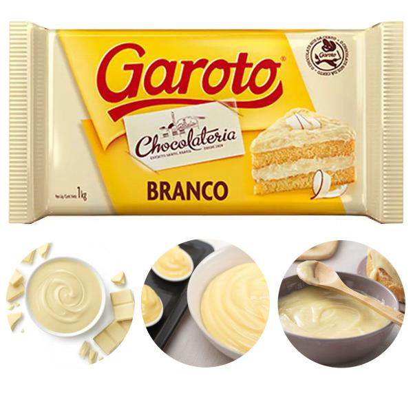 Imagem de Barra de Chocolate Branco Garoto 1kg