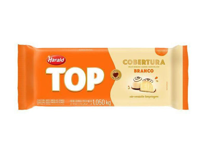 Imagem de Barra De Chocolate Cobertura Branco Top Harald