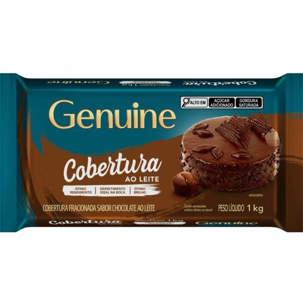 Imagem de Barra de Chocolate Genuine Ao Leite 1 kg