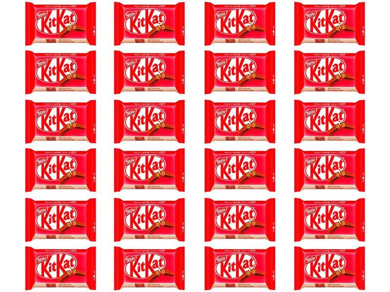 Imagem de Barra de Chocolate Kit Kat ao Leite 41,5g - 24 Unidades Nestlé