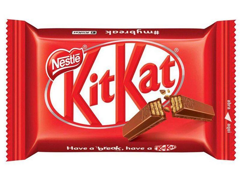 Barra de Chocolate Kit Kat Ao Leite 41,5g - Nestlé Imagem de Barra de Chocolate Kit Kat Ao Leite 41,5g - Nestlé