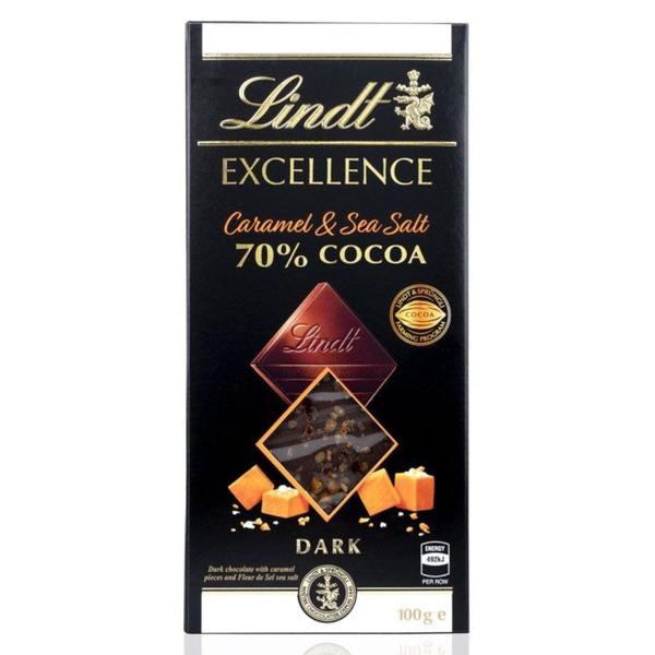 Imagem de Barra de Chocolate Lindt Excellence Flor de Sal 100g