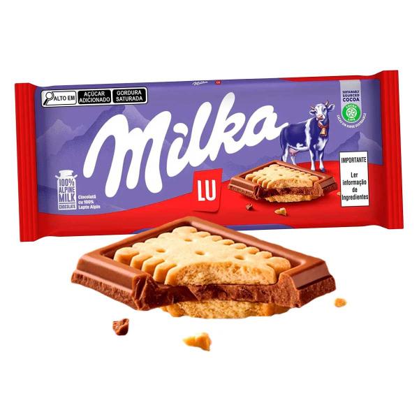 Imagem de Barra de Chocolate Lu 87g - Milka