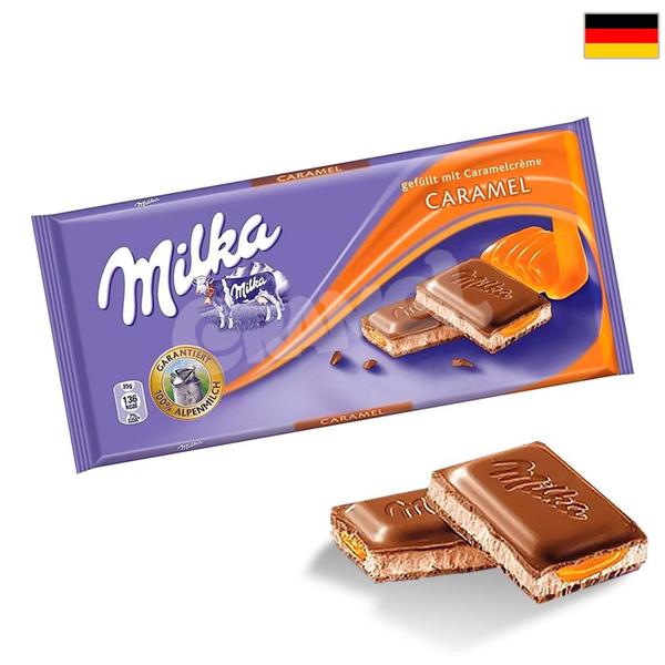 Imagem de Barra de Chocolate Milka - Caramelo 100G - Importado da Alemanha
