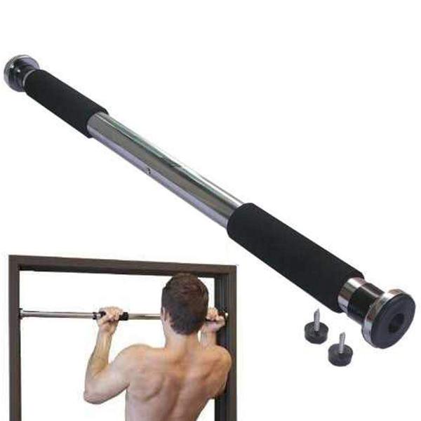 Imagem de Barra de Exercício Fixa para Porta Treino Funcional Flexão e Musculação