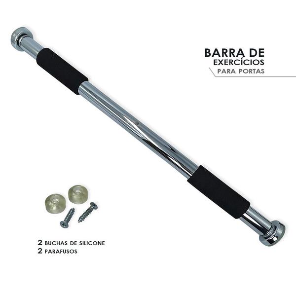 Imagem de Barra de Exercício Porta Treino Flexão Abdominal Musculação