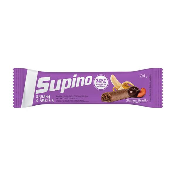 Barra de Fruta Supino Zero Banana e Ameixa com 24g Imagem de Barra de Fruta Supino Zero Banana e Ameixa com 24g