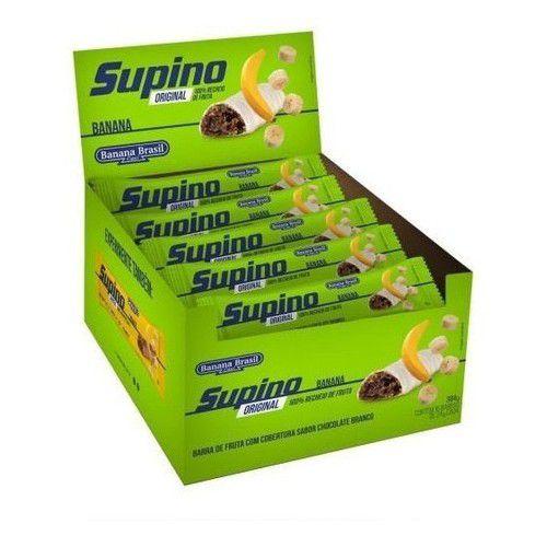 Barra De Frutas Original Banana Branco Caixa Com 16 De 24g - Banana Brasil Imagem de Barra De Frutas Original Banana Branco Caixa Com 16 De 24g