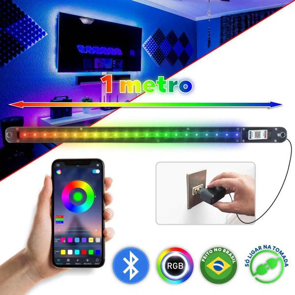 Imagem de Barra de Led RGB Bluetooth 1 Metro Deltronica