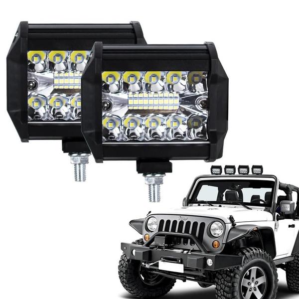 Imagem de Barra de Luz LED Offroad 12V/24V - Spot e Flood Combo para Caminhão, Carro, SUV, Barco e ATV