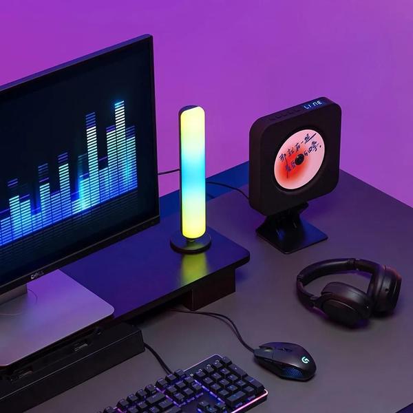 Imagem de Barra de Luz Noturna RGB com Ritmo Musical - Recarregável via USB