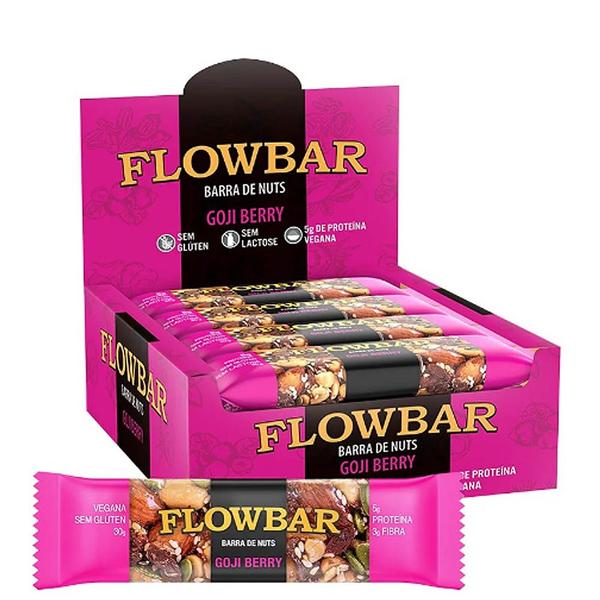 Imagem de Barra de Nuts Goji Berry Flowbar 30g - 12 Un