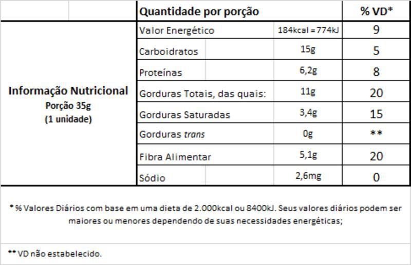 Barra de nuts sabor sementes com chocolate 33g - Qvita - 01 caixa com 16 un Imagem de Barra de nuts sabor sementes com chocolate 33g - Qvita - 01 caixa com 16 un