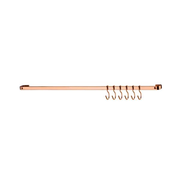 Imagem de Barra de Piatina 30cm com 6 ganchos - Rosé Gold