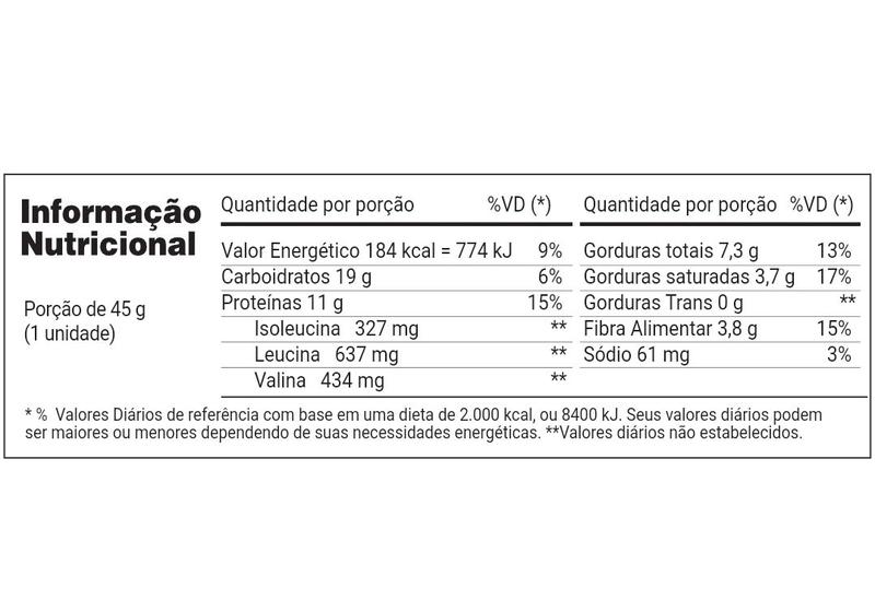 Barra de Preteína Vegana Bio2 Alfarroba Cx. c/12 Un. de 45g Imagem de Barra de Preteína Vegana Bio2 Alfarroba Cx. c/12 Un. de 45g