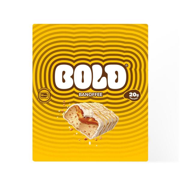 Imagem de Barra de Proteína BOLD Snacks Banoffee (20g de Proteína) - Caixa com 12 unidades