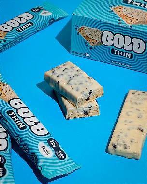 Imagem de Barra de Proteína Bold Thin Cookies e Cream 40g