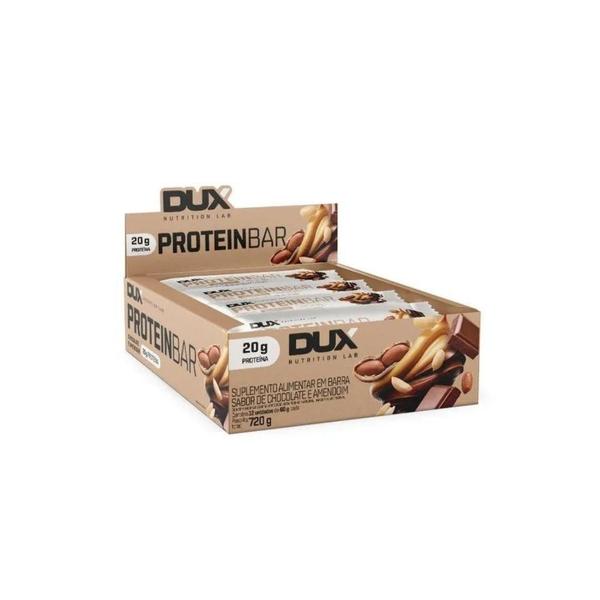 Barra De Proteina Chocolate E Amendoim 12Un - Dux Nutrition Imagem de Barra De Proteina Chocolate E Amendoim 12Un - Dux Nutrition