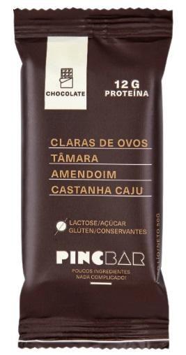 Imagem de Barra de Proteína Chocolate Sem Açúcar Pincbar 50g