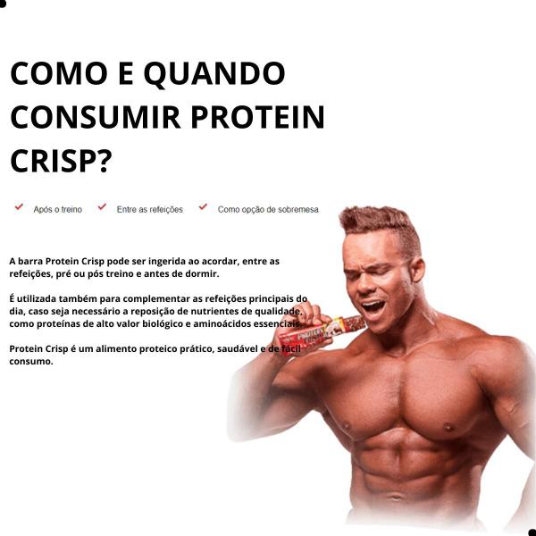 Imagem de Barra de Proteina Crisp Protein Bar 12un 540g Integralmedica