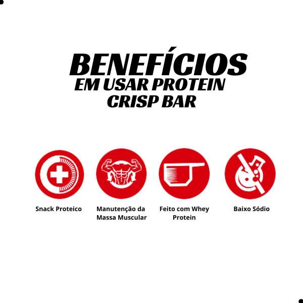 Imagem de Barra de Proteina Crisp Protein Bar 12un 540g Integralmedica