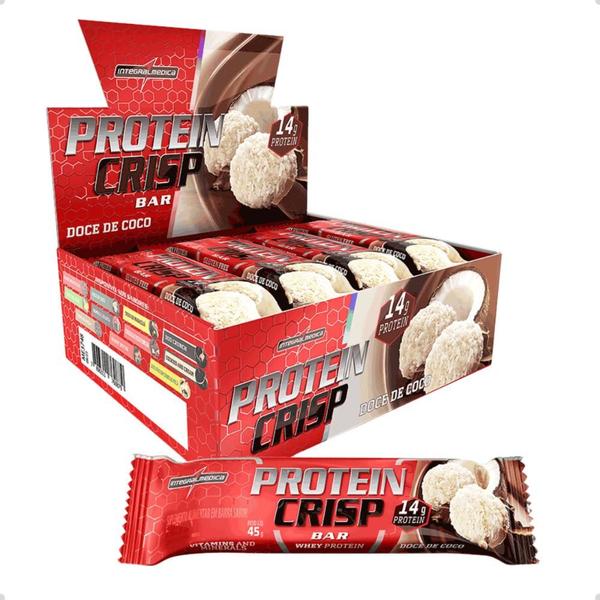 Imagem de Barra de Proteina Crisp Protein Bar 12un 540g Integralmedica