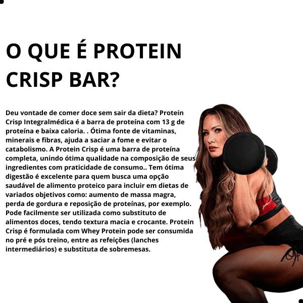 Imagem de Barra de Proteina Crisp Protein Bar 12un 540g Integralmedica