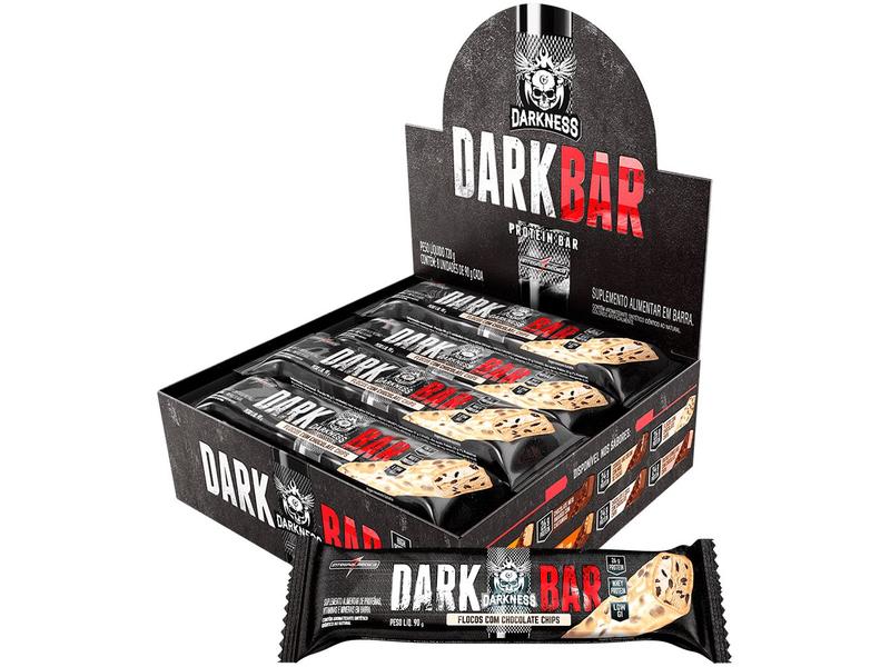 Imagem de Barra de Proteína Darkness Dark Bar Flocos 