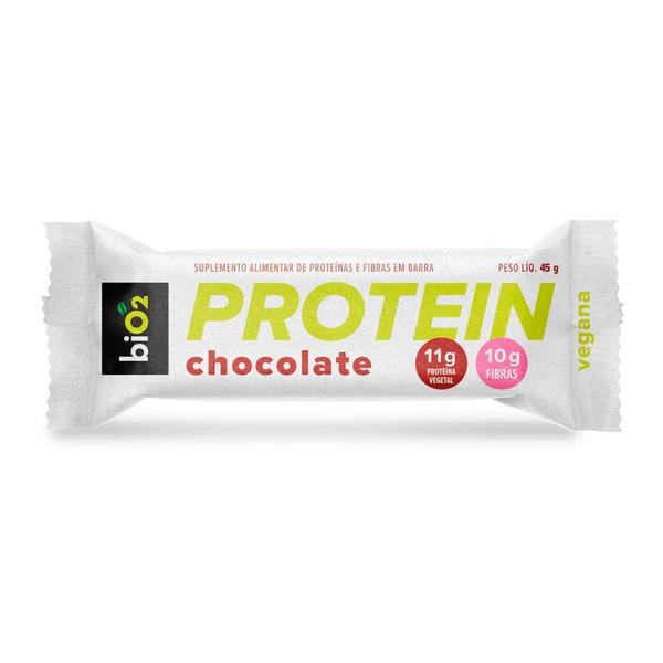 Barra de Proteína Lightness Sabor Chocolate biO2 45g Imagem de Barra de Proteína Lightness Sabor Chocolate biO2 45g