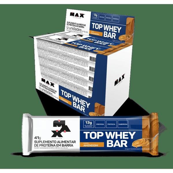 Imagem de Barra de Proteina Max Titanium Top Whey Bar Doce De Leite 41g