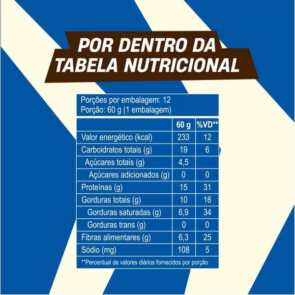 Imagem de Barra De Proteína Mukebar 60g Chocolate Branco 12un Mais MU Performance