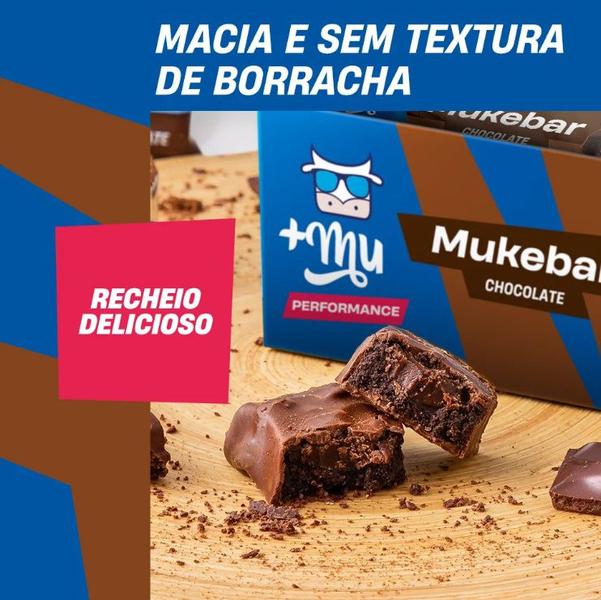 Imagem de Barra De Proteína Mukebar Sabor Chocolate 1 Unidade 60g Mu +Mu