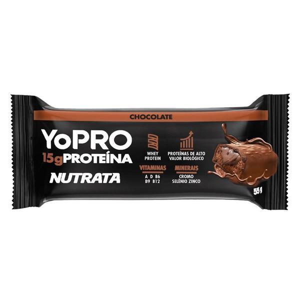 Imagem de Barra de Proteína Nutrata Yopro 15g Chocolate