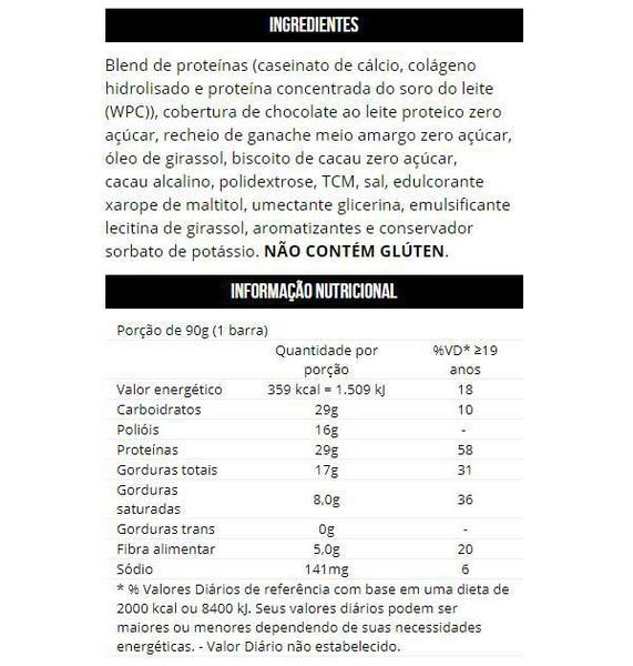 Imagem de Barra de Proteína Power Protein Peanut Butter 8 Unidades 90g