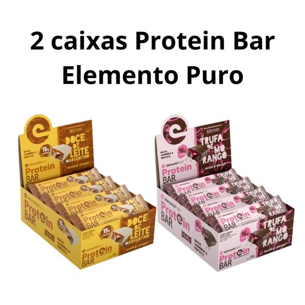 Imagem de Barra de proteína - Protein Bar - Elemento Puro - 2 caixas (24 unidades)