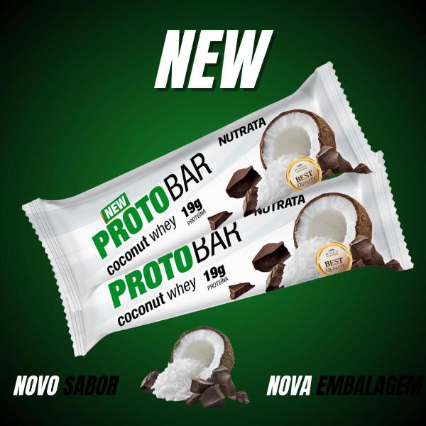 Imagem de Barra de Proteína Proto Bar 70g 8 Unidades Nutrata