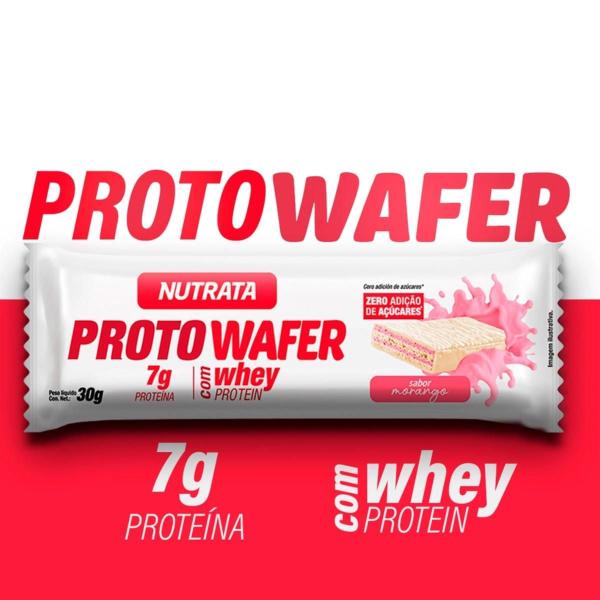 Imagem de Barra de Proteína Proto Wafer 30g 12 Unidades Nutrata