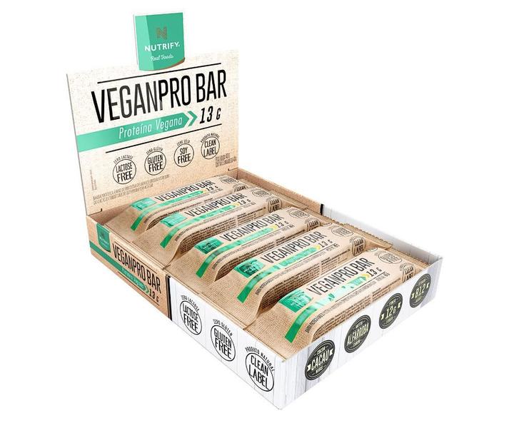 Imagem de Barra de Proteína Vegana VeganPro Bar Baunilha 13g 10 un - Nutrify