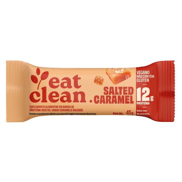 Imagem de Barra de Proteína Vegetal Eat Clean com 12g de Proteína Sabor Salted Caramel 45g