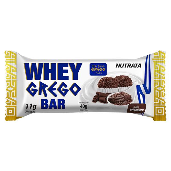 Imagem de Barra de Proteína Whey Grego 40g 12 Unidades Nutrata