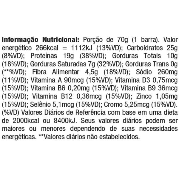 Imagem de Barra de Proteína Whey Grego Bar  Dulce de Leche e Morango (12 Unidades)  Nutrata