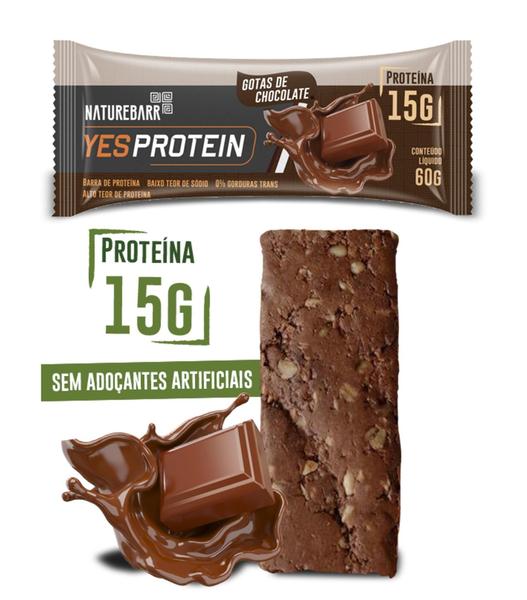 Imagem de Barra de proteina yes protein chocolate  naturebar 15g proteina (unidade)